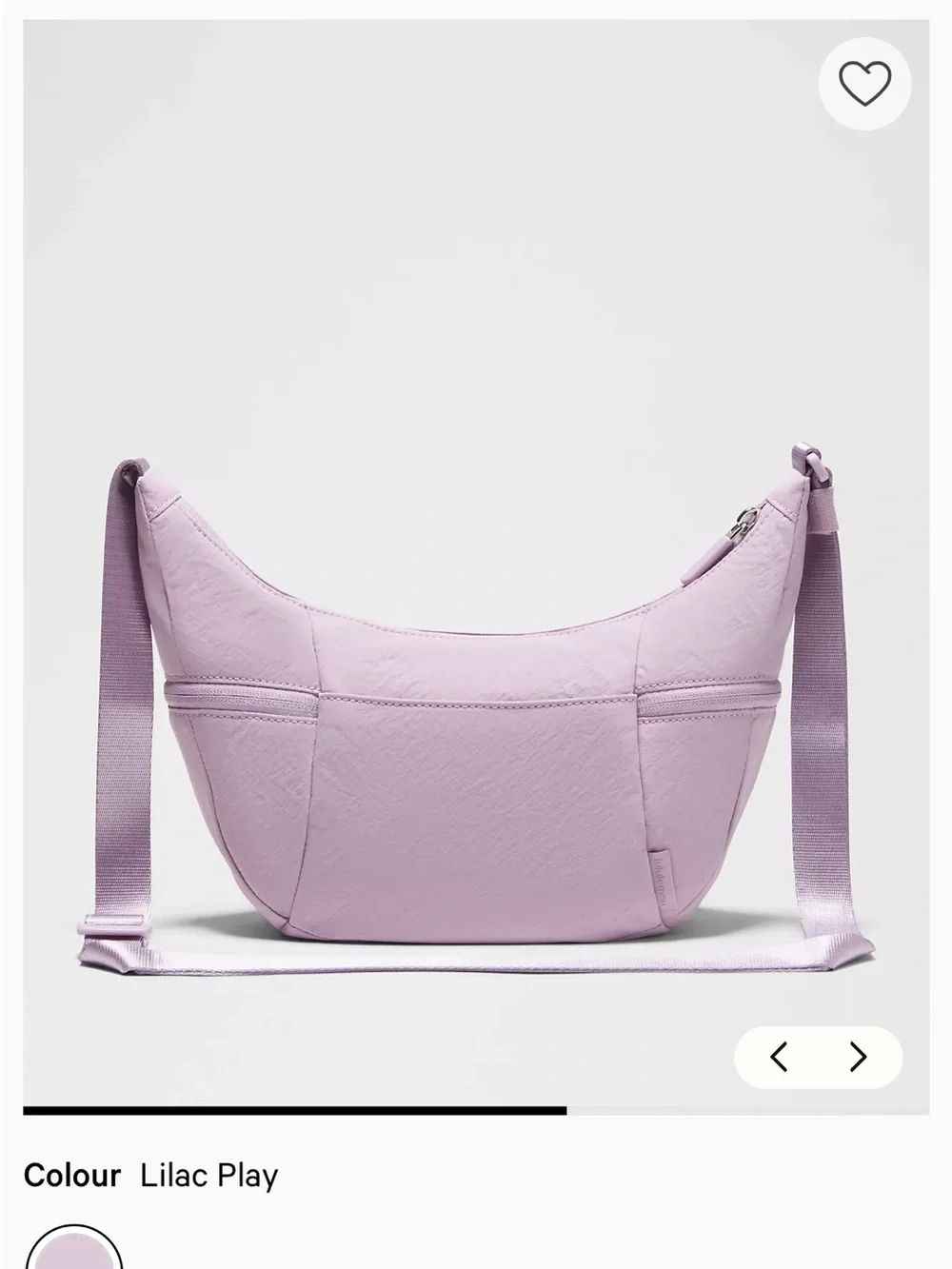 Lululemon slouchy sling bag